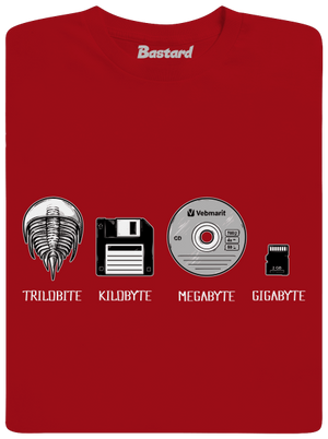 Trilobite pánske dlhý rukáv Red