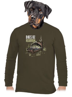 Dnes už nezaberiem pánske dlhý rukáv Urban Khaki