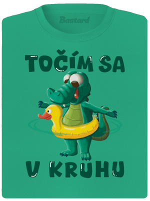 Točím sa v kruhu dámske športové tričko Mint Mal
