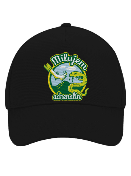 Milujem adrenalín šiltovka baseballka Black