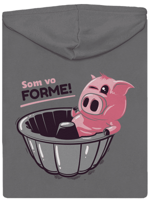 Vo forme dámska mikina na zips Steel Gray