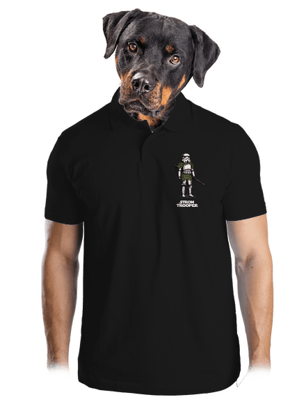Strom trooper pánska polokošeľa Black