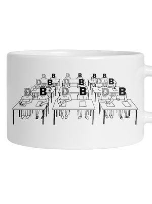 Cimrman: Debil, blbeček hrnček makronka White
