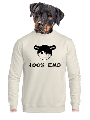 unisex mikina bez kapucne