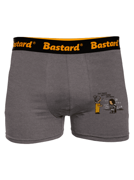 You Know Nothing boxerky Gray Melange