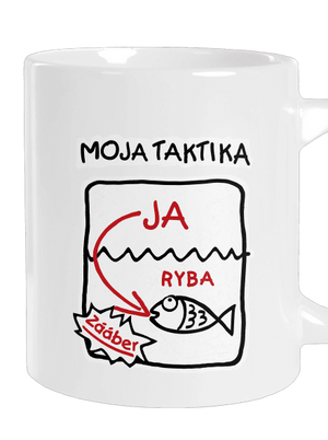 Rybárska taktika veľký hrnček White