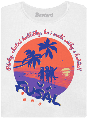 Fušál dámske tričko prémium White