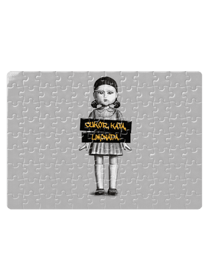 Cukor, káva, limonáda puzzle White