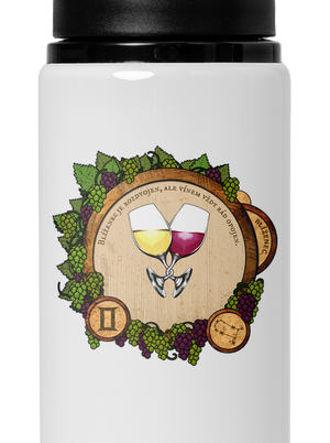 Vínny horoskop: Blíženec flaša na vodu White