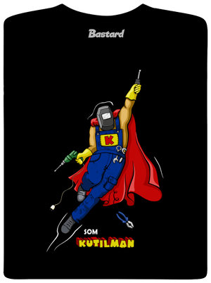 Kutilman pánske tričko Black