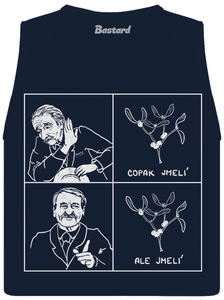 Cimrman: Copak jmelí dámske tielko voľné Navy