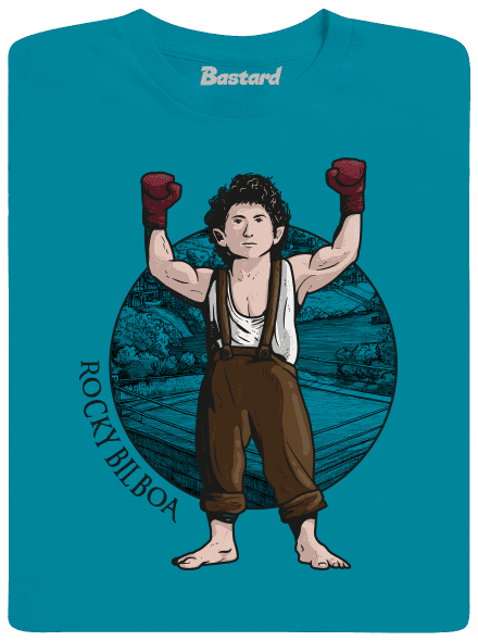 Rocky Bilboa pánske tričko Diva Blue