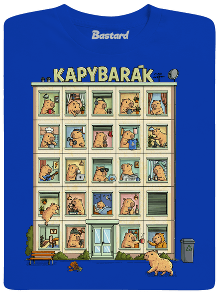 Kapybarák pánske dlhý rukáv Royal Blue