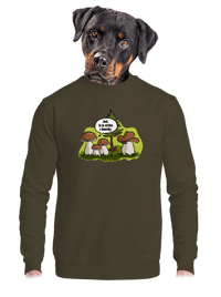 unisex mikina bez kapucne