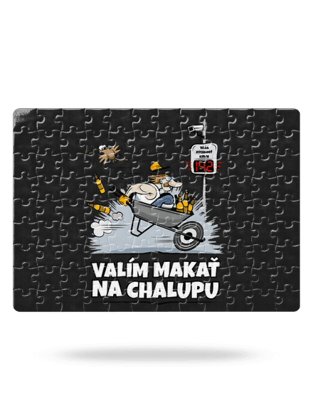 Valím na chalupu puzzle White