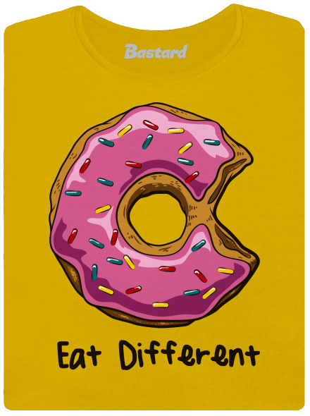 Eat different dámske tričko Yellow