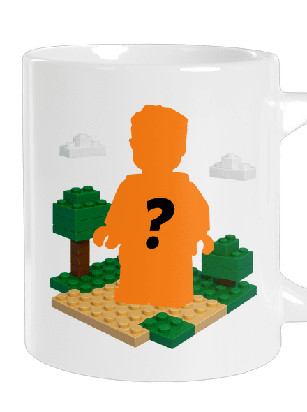 Lego z vlastnej fotky veľký hrnček White