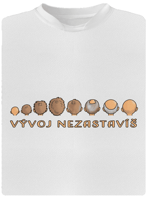 Vývoj nezastavíš detské športové tričko White