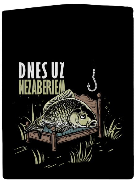 Dnes už nezaberiem dámska mikina na zips Black