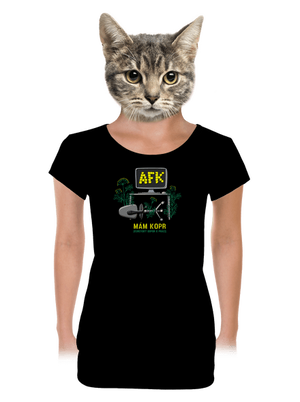 dámske tričko s lemom