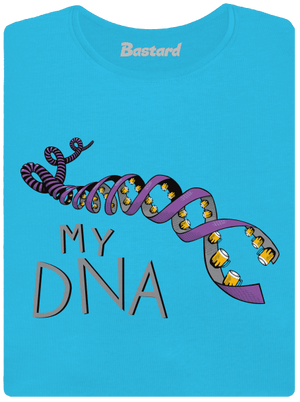 My DNA dámske tričko s lemom Blue Atol