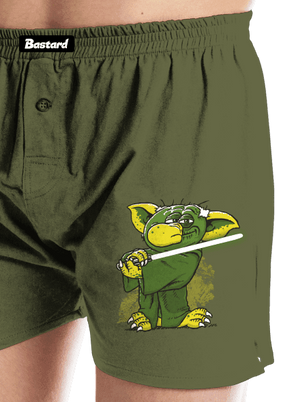 Yoda v rákosí pánske trenky Khaki
