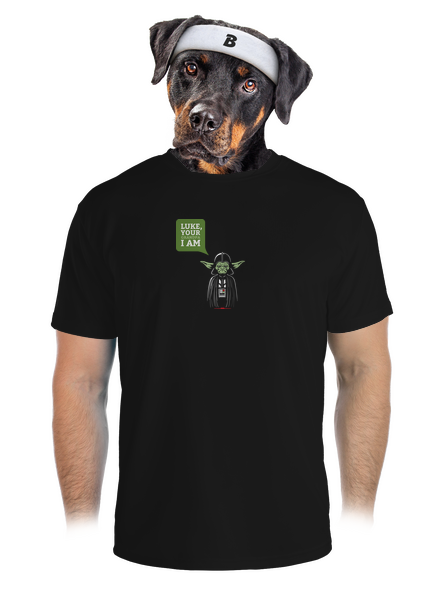 Mr. Yoda: Your grandpa I am pánske športové tričko Black