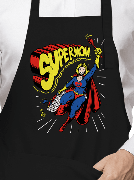 Supermom zástera Black