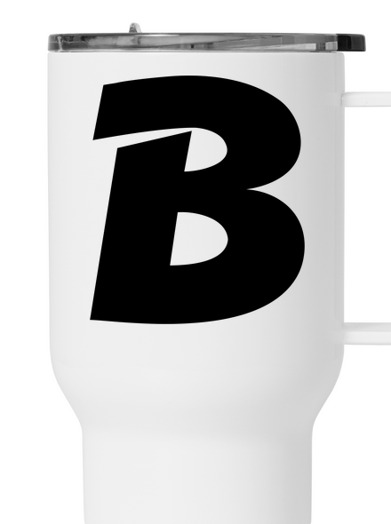 Bastard v ikone termohrnček White