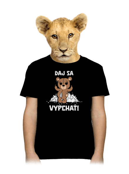 Jdi se vycpat detské tričko Black