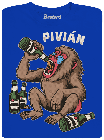 Pivián pánske dlhý rukáv Royal Blue