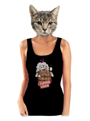 Osudová láska dámske tielko klasické Black