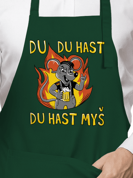 Du hast myš zástera Bottle Green