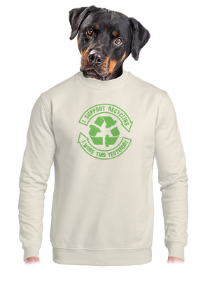 unisex mikina bez kapucne