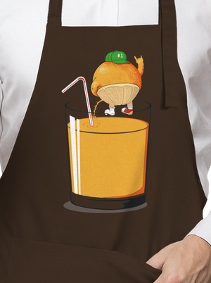 Opitý pomaranč zástera Chocolate Sol