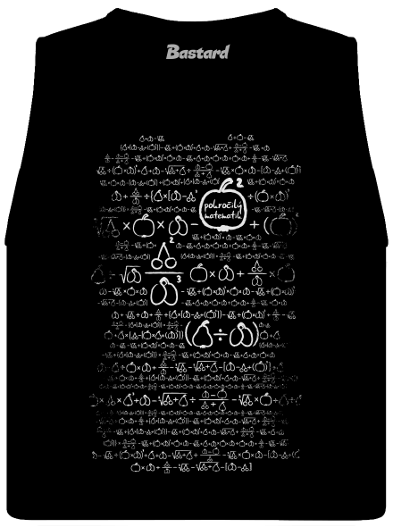 Matematik dámske tielko voľné Black