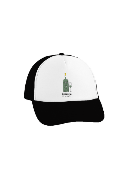 Grizzling Vlašský šiltovka truckerka Black cap