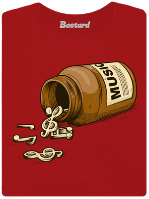 Music Pills dámske tričko Red Mal