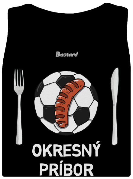 Okresný príbor dámske tielko klasické Black