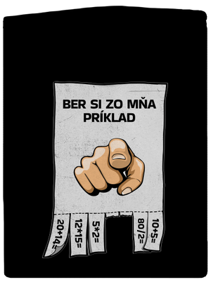 Ber si zo mňa príklad dámska mikina na zips Black