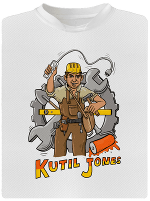 Kutil Jones detské športové tričko White