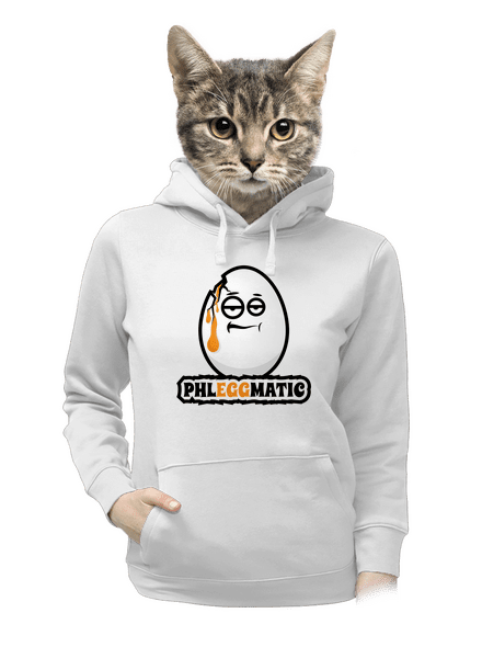 Phleggmatic dámska mikina klokanka White