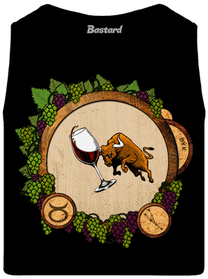 Vínny horoskop: Býk pánske tielko Black