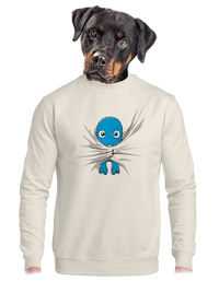 unisex mikina bez kapucne