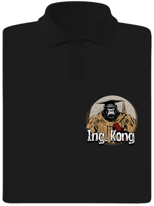 Ing. Kong pánska polokošeľa Black