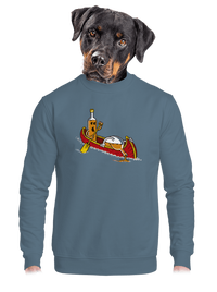 unisex mikina bez kapucne