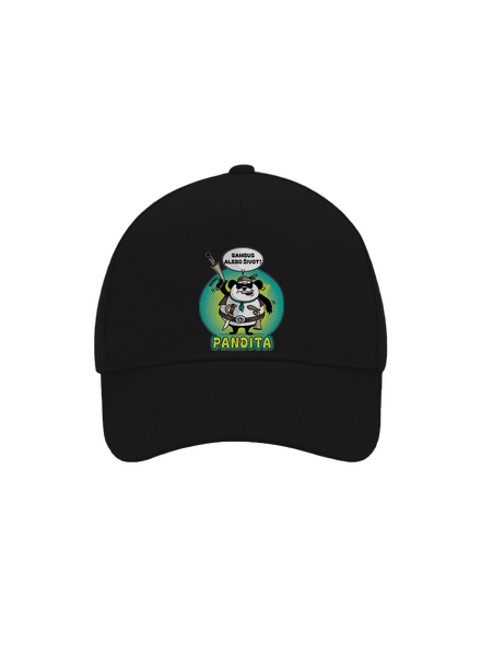 Pandita šiltovka baseballka Black