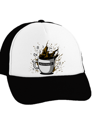 Hackpresso  šiltovka truckerka Black cap