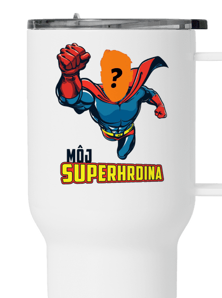 Môj superhrdina termohrnček White