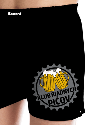 Klub riadnych pičov pánske trenky Black